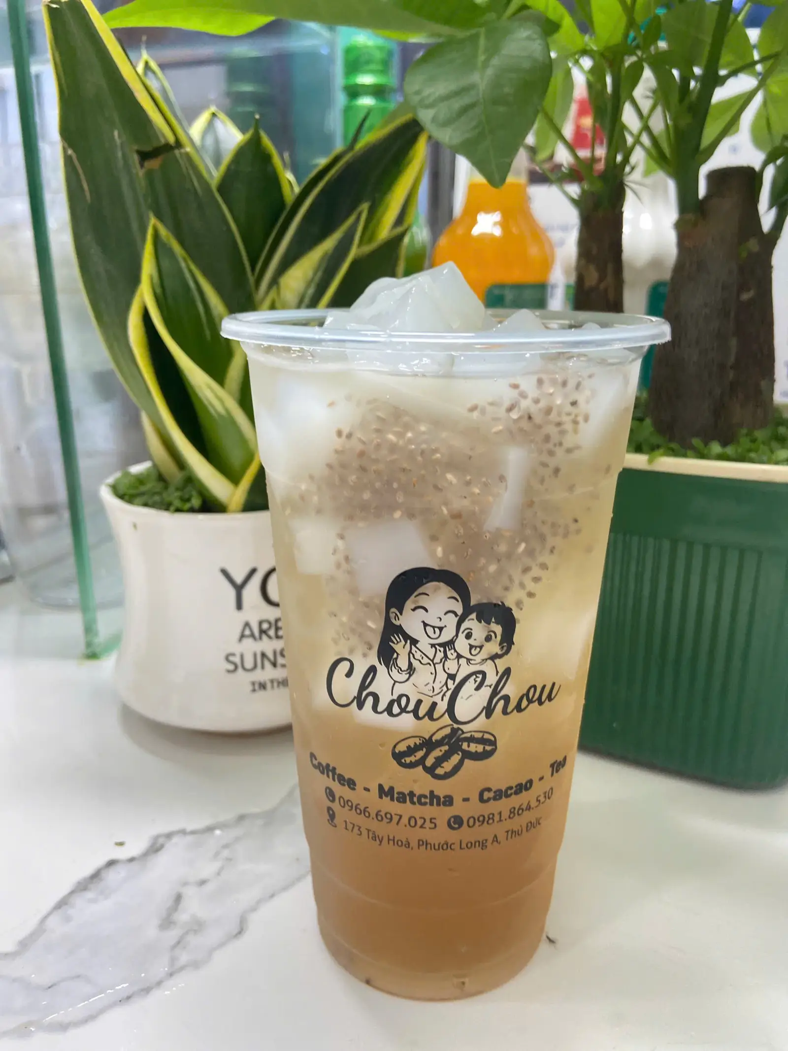 Hình ảnh Nước Mát Thạch Dừa Hạt Chia