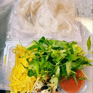 Hình ảnh bánh tráng chấm (sốt ớt mật ong siêu cay)