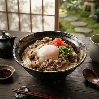 Hình ảnh Tô cơm thịt bò Mỹ - Gyudon