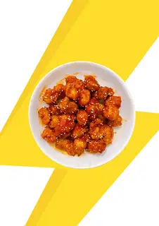 Hình ảnh Gà viên sốt bơ tỏi cay Hàn Quốc