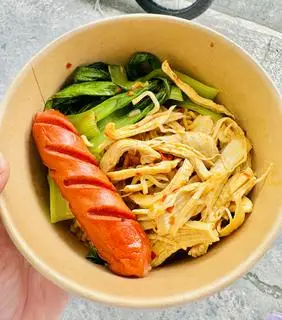 Hình ảnh mì gà xé 