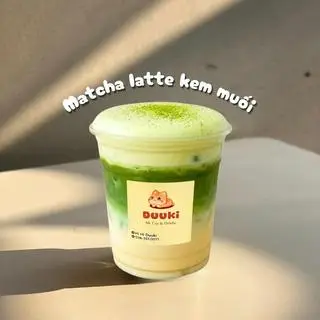 Hình ảnh Matcha latte kem muối