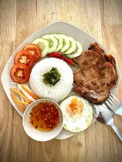 Hình ảnh Cơm Sườn Nướng Nhỏ