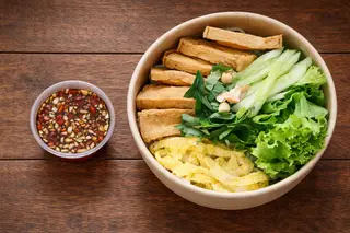 Hình ảnh bún nước tương đậu hủ 