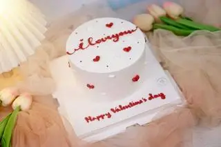 Hình ảnh 03 Bánh cho cặp đôi tim iloveyou