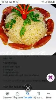 Hình ảnh CƠM chiên lạp xưởng 