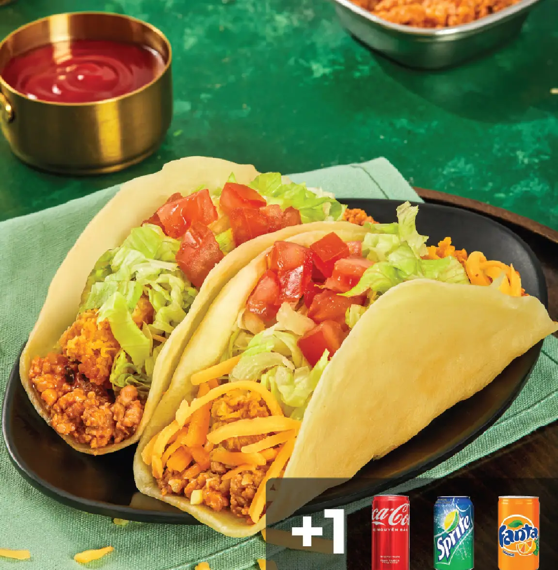 Hình ảnh Chicken Tacos combo
