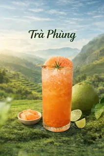 Hình ảnh Trà Olong Mật Bưởi