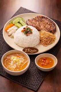 Hình ảnh CƠM TẤM SƯỜN BÌ HEO