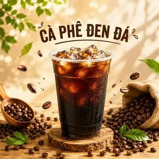 Hình ảnh Cà phê đen đá - Ly 500ml