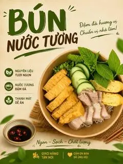 Hình ảnh Bún nước tương mặn