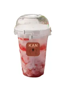 Hình ảnh Latte dâu tây