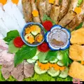 Hình ảnh Bún đậu nem rán và thịt chân giò