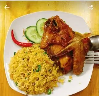 Hình ảnh cơm đùi góc tư xối mỡ