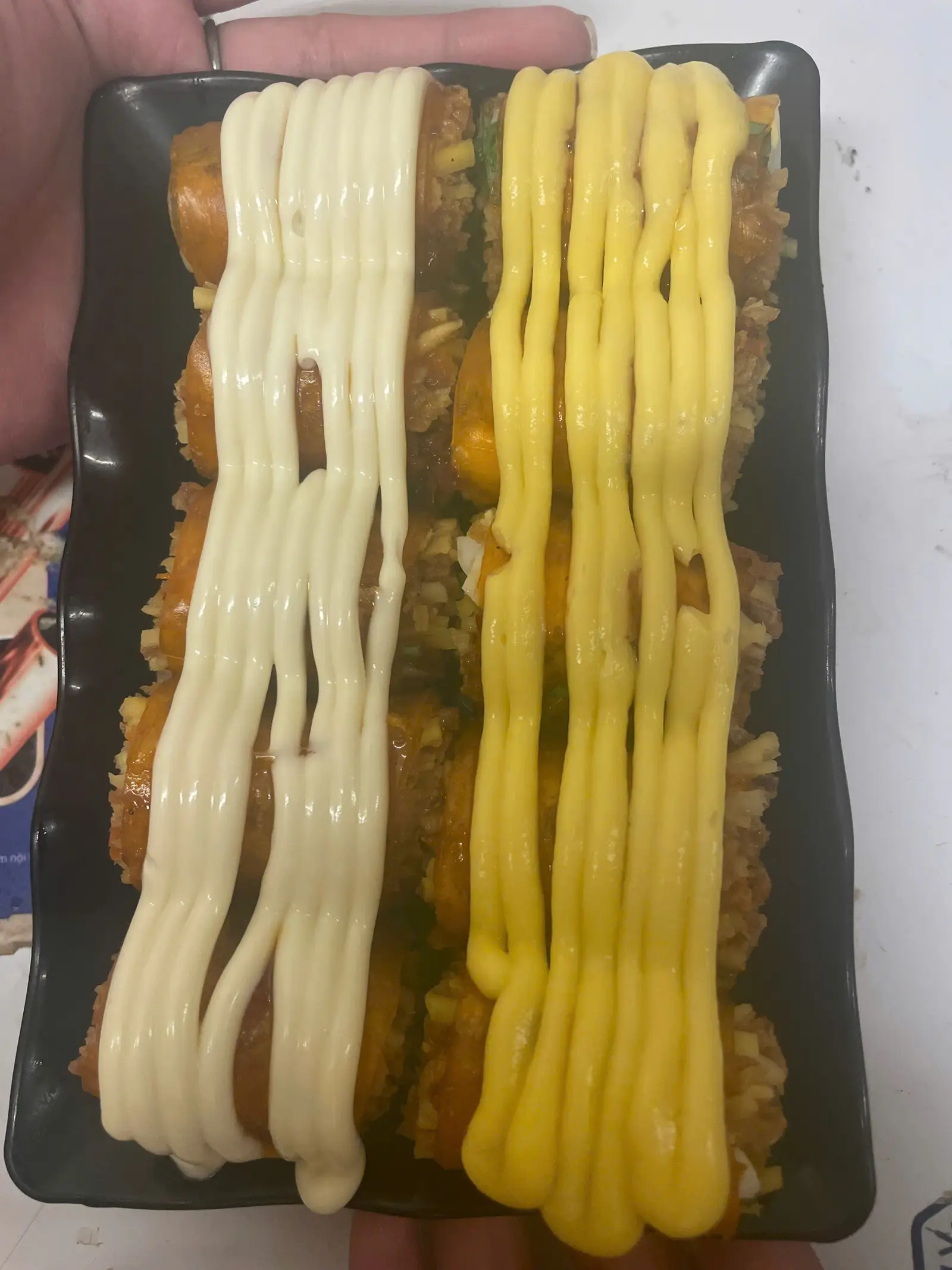 Hình ảnh Bánh tráng cuộn mix 2 vị