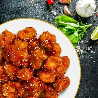 Hình ảnh Gà Viên Popcorn Bơ Mắm Tỏi