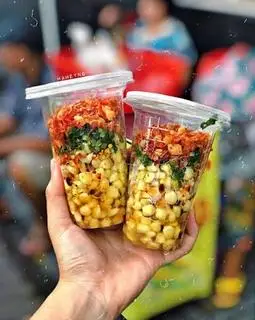 Hình ảnh Bắp nướng mỡ hành tóp mỡ truyền thống 
