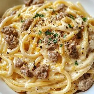 Hình ảnh MÌ Ý BÒ AGLIO OLiO •  BEEF PASTA