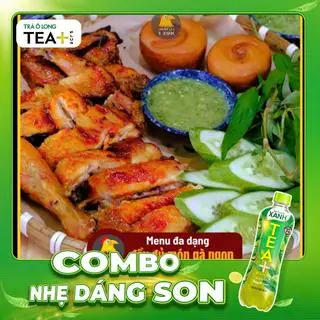 Hình ảnh Combo Nửa Gà Nướng Ngũ Vị - Kèm 2 Bánh Bao + Olong Xanh