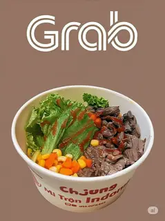 Hình ảnh Mì trộn indomie bò