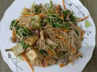 Hình ảnh Bún gạo/ bún gạo lứt xào chay