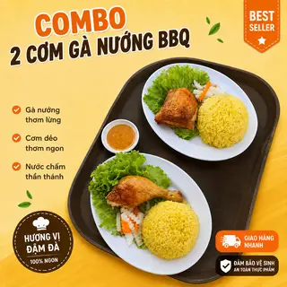 Hình ảnh Combo 2 Cơm Gà Nướng BBQ