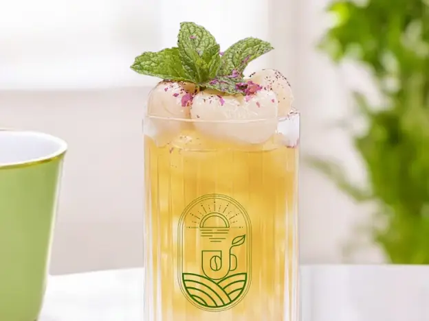 Hình ảnh Trà Vải Hoa Hồng