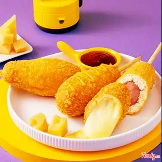 Hình ảnh hotdog xúc xích phomai 