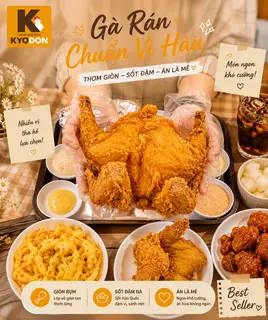 Hình ảnh Gà Rán Nguyên Con+ Tokbokki Sốt Cay Ngọt