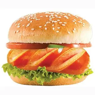 Hình ảnh Hamburger Xúc Xích Teriyaki 