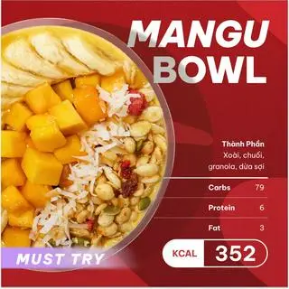Hình ảnh Mangu Bowl (Xoài, chuối, granola)