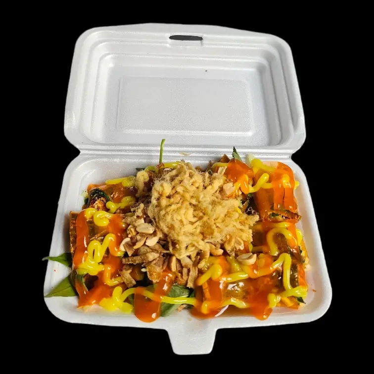 Hình ảnh Bánh Tráng Cuốn Đỏ + Trà Tự Chọn