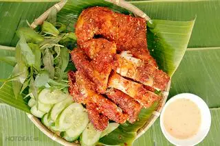 Hình ảnh 1/2 con gà nướng 