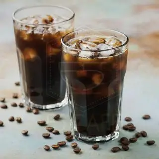 Hình ảnh cafe đá pha máy