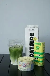 Hình ảnh Matcha sữa gấu