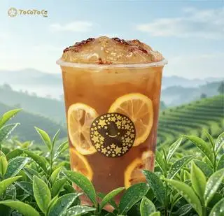 Hình ảnh hồng trà mận quế hoa khổng lồ