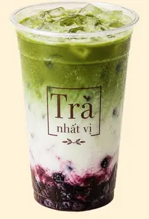 Hình ảnh Matcha Latte Việt Quất