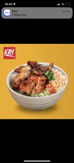 Hình ảnh Bún Thịt Nướng Chả Giò + Trà Bí Đao Hạt Chia