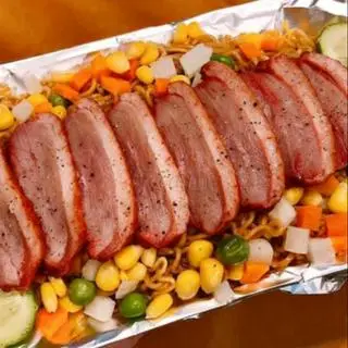 Hình ảnh Mì trộn lườn ngỗng hun khói 