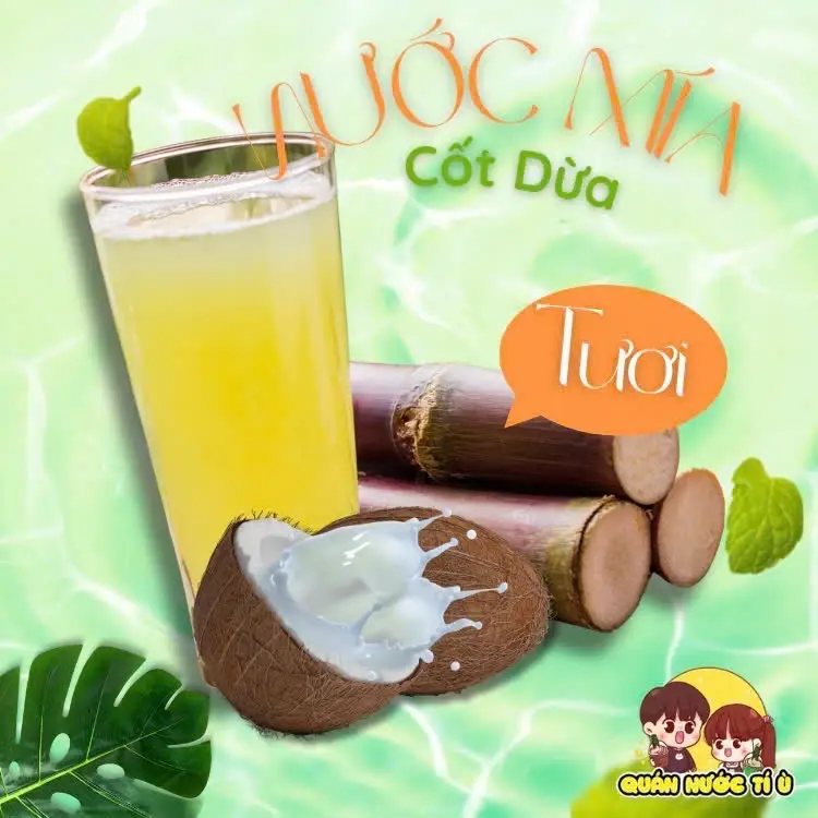 Hình ảnh Nước mía cốt dừa 1000ml