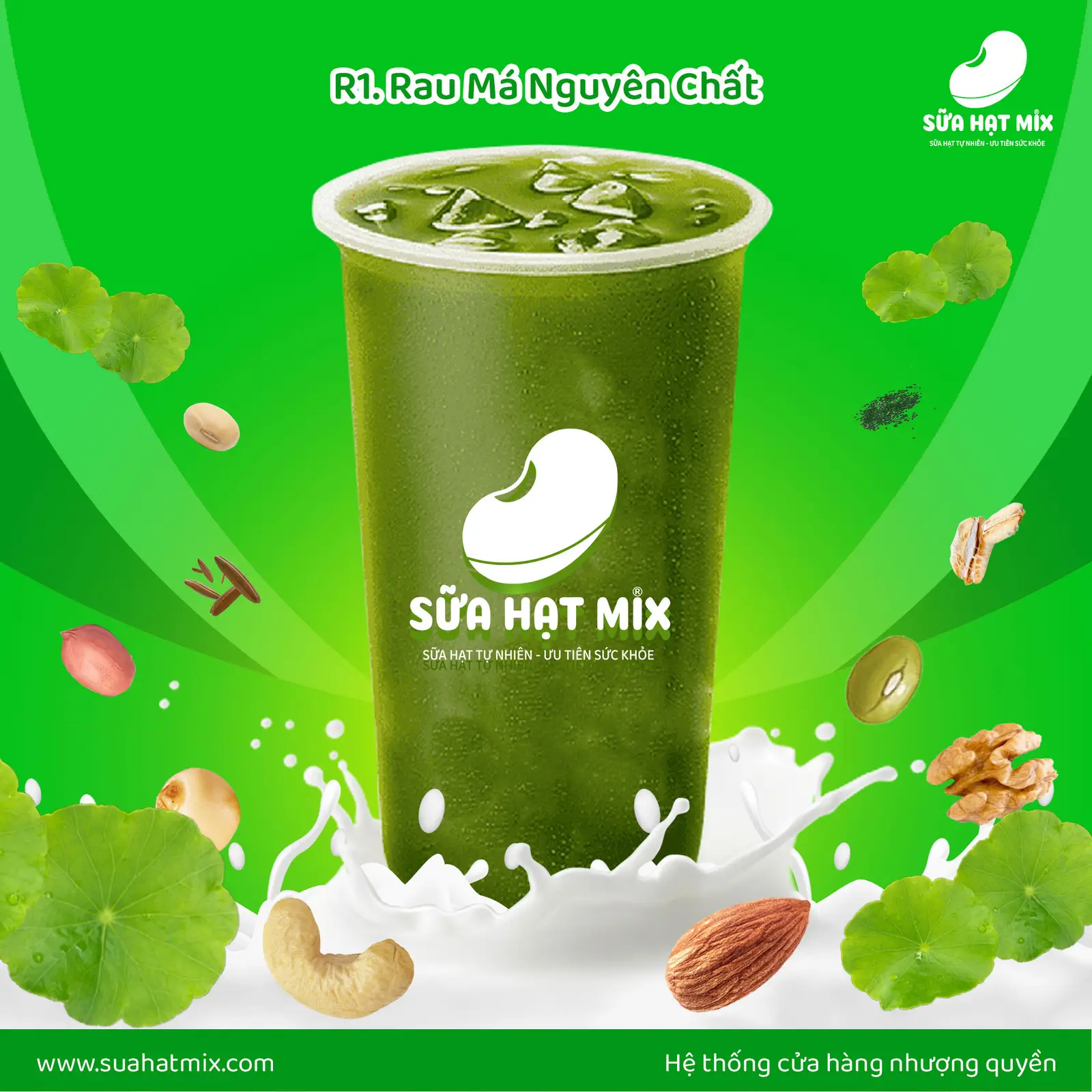 Hình ảnh Rau Má Nguyên Chất (L)