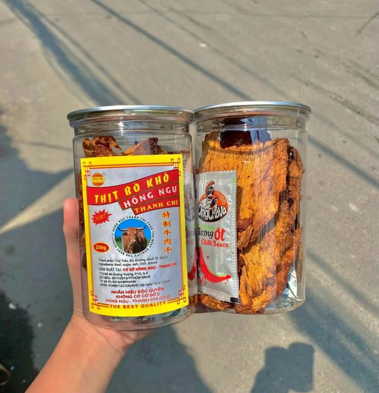 Hình ảnh Khô Bò Hồng Ngự Loại Giòn  250gr