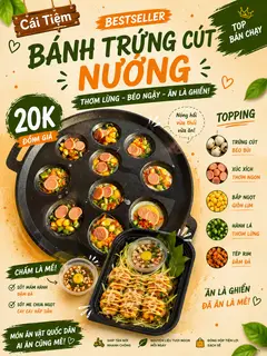 Hình ảnh Bánh Trứng cút nướng