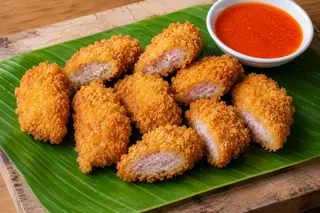 Hình ảnh 10 nem chua rán xù