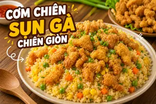 Hình ảnh Cơm chiên sụn gà 