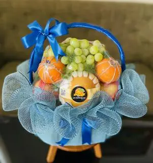 Hình ảnh Giỏ tone xanh dương