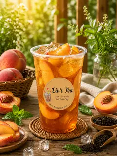 Hình ảnh Trà đào ly 700ml