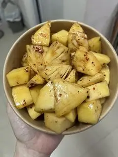 Hình ảnh cóc , xoài , dứa dầm mix 