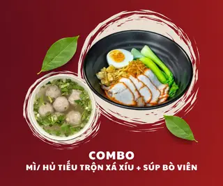 Hình ảnh COMBO TRỘN XÁ XÍU + SÚP BÒ VIÊN