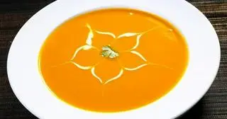 Hình ảnh soup kem bí đỏ - fresh pumpkin soup